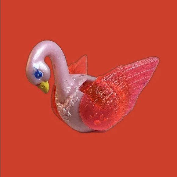Littlest Pet Shop Swan McDonald's Happy Meal toy #1 Vintage 1995 Toy Figures LPS - Picture 2 of 5
